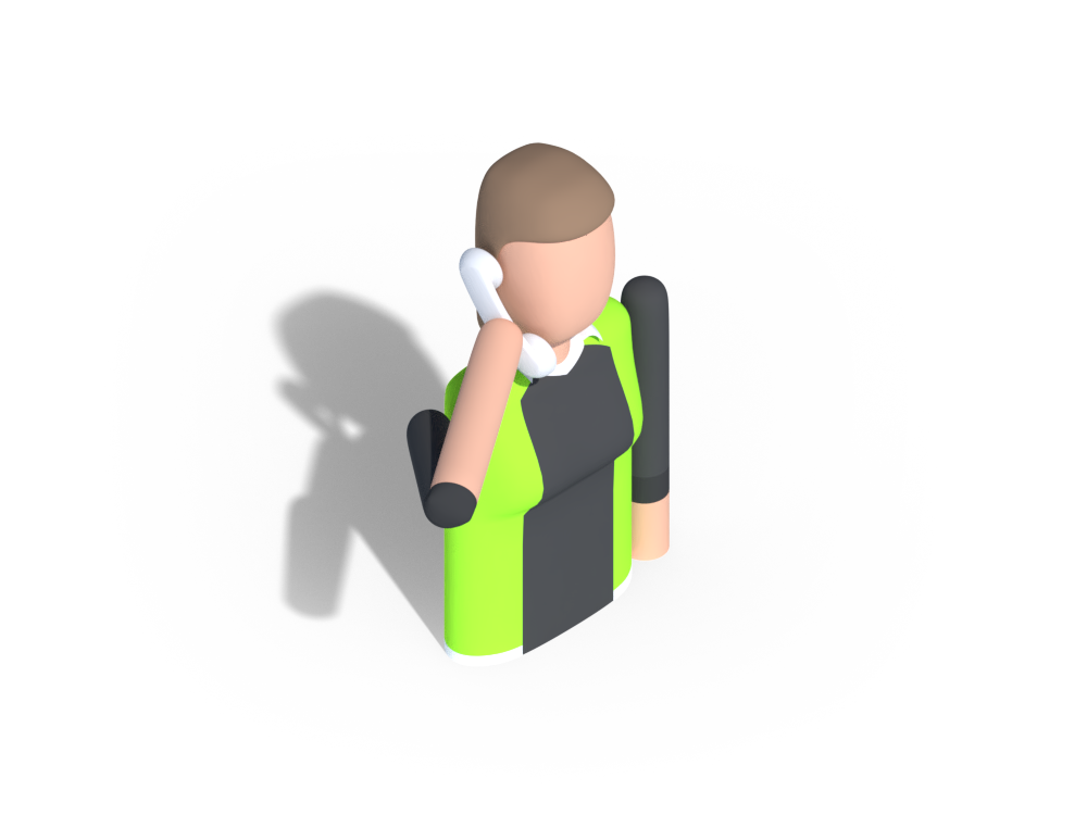 Man on phone